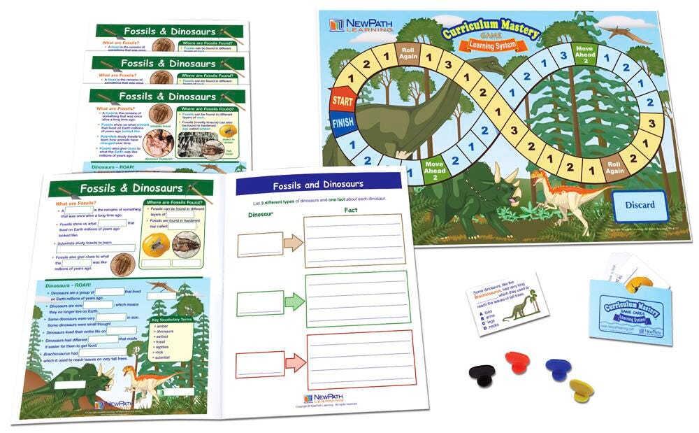 LC GRADE 1-2 FOSSILS + DINOSAURS