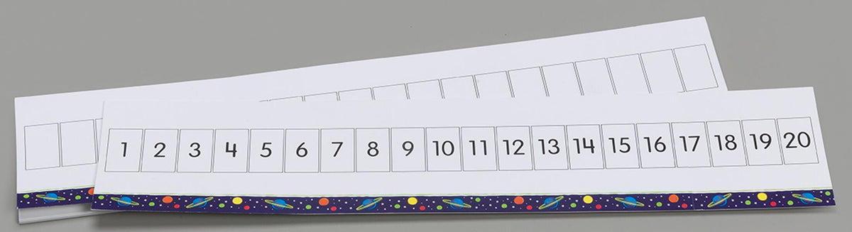WRITE-ON WIPE-OFF NUMBER PATHS 1-20 GR.1-2 SET OF 10