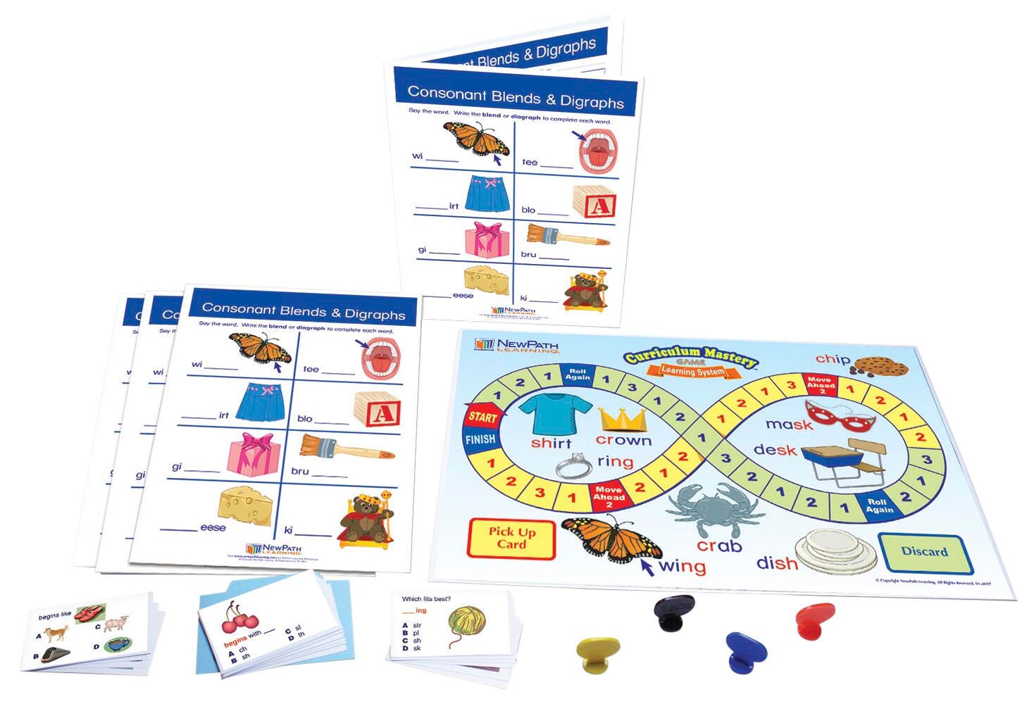 LEARNING CENTERS ELA/READING GR.1-2 CONSONANT BLENDS AND DIGRAPHS