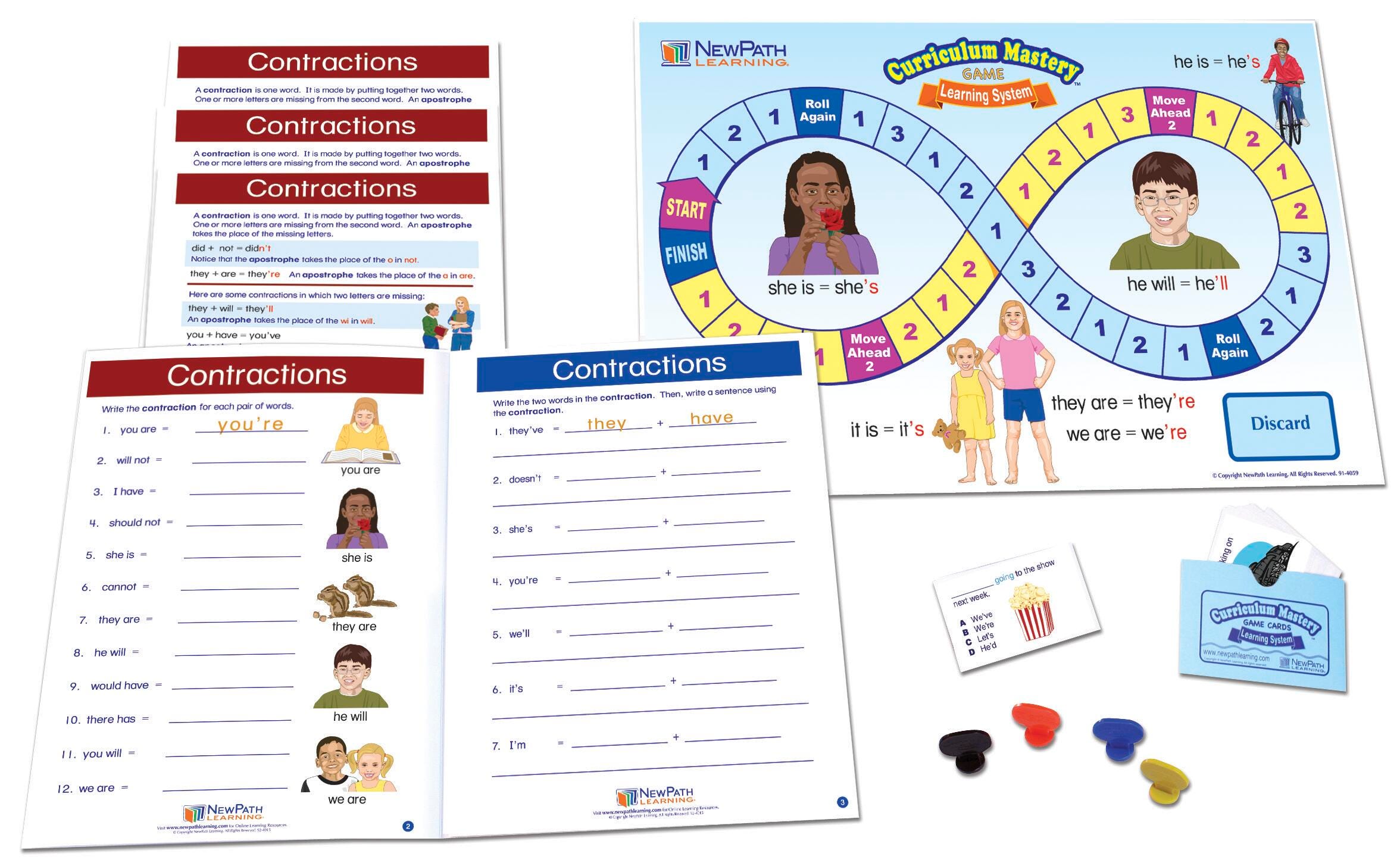 LEARNING CENTERS ELA/READING GR. 1-2 CONTRACTIONS