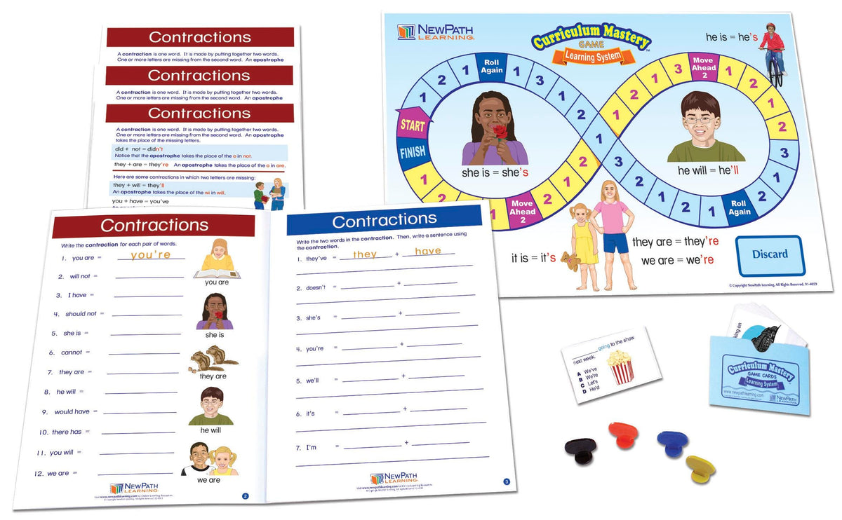 LEARNING CENTERS ELA/READING GR. 1-2 CONTRACTIONS