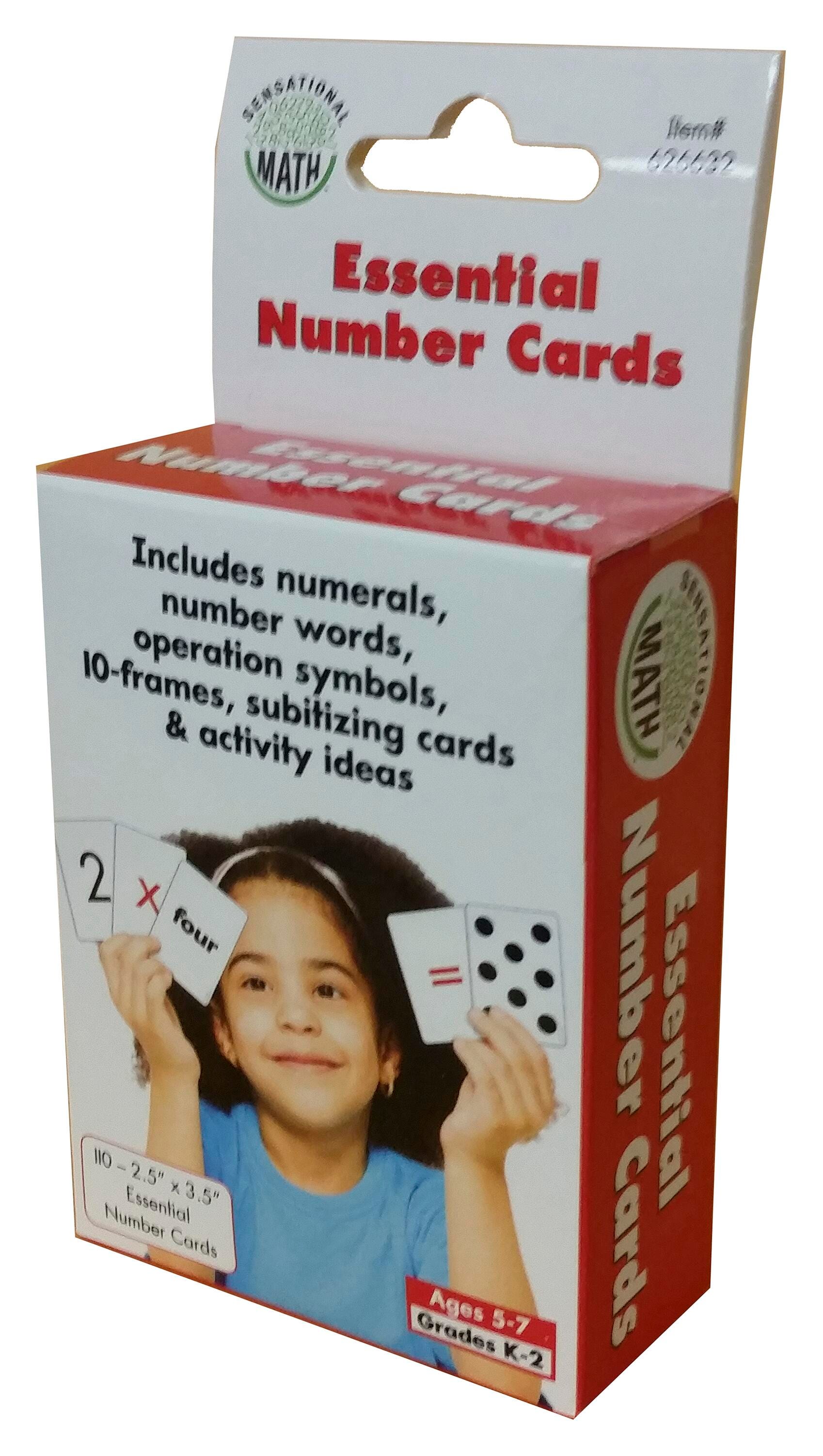 SENSATIONAL MATH ACTIVITY CARDS ESSENTIAL NUMBER