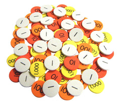 SENSATIONAL MATH PLACE VALUE DISCS ONE TO THOUSAND SMALL GROUP SET OF 600