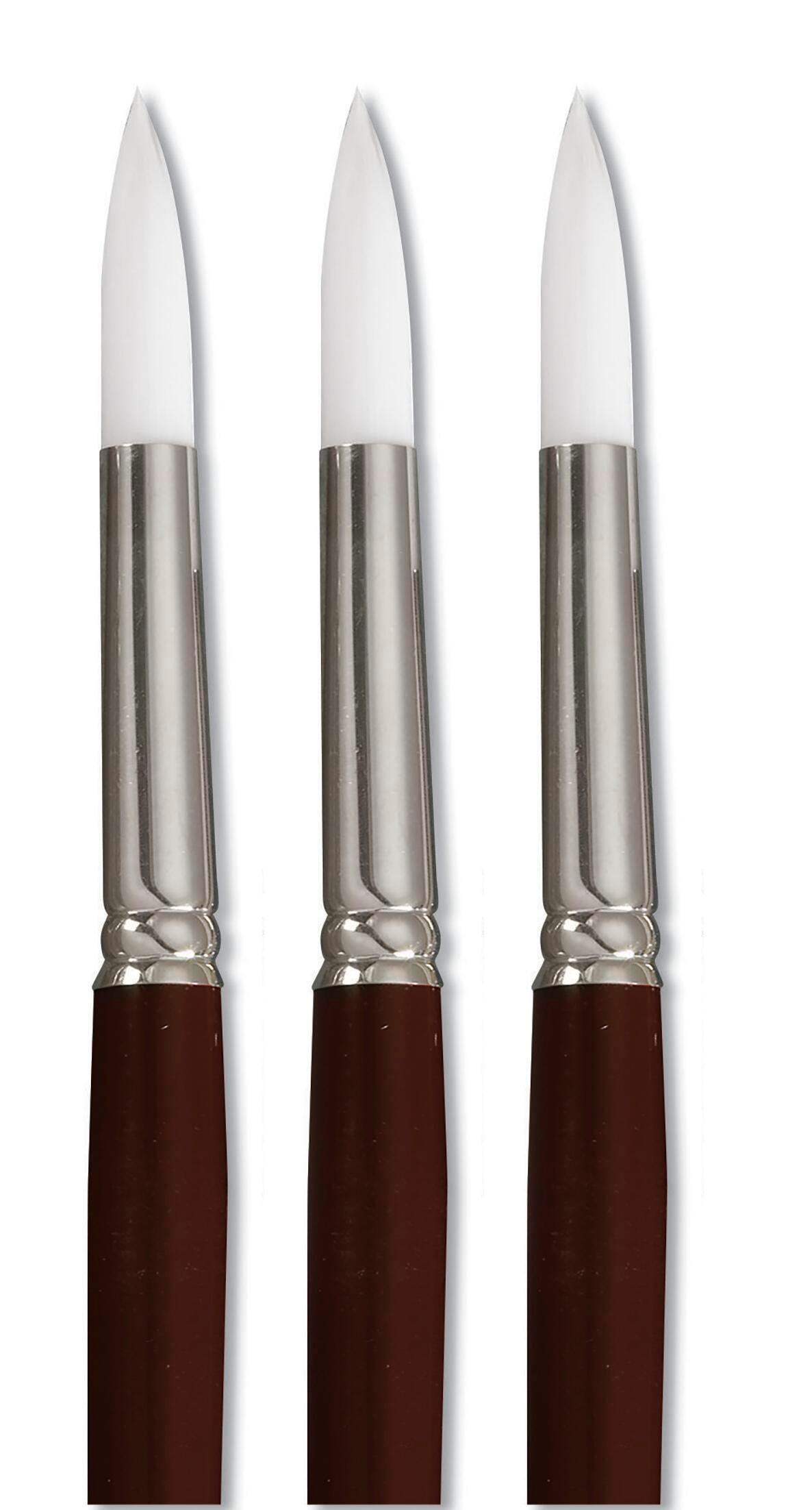 BRUSH OPTIMUM WHT TKLN SH RND SZ 12 - SAX PACK OF 3