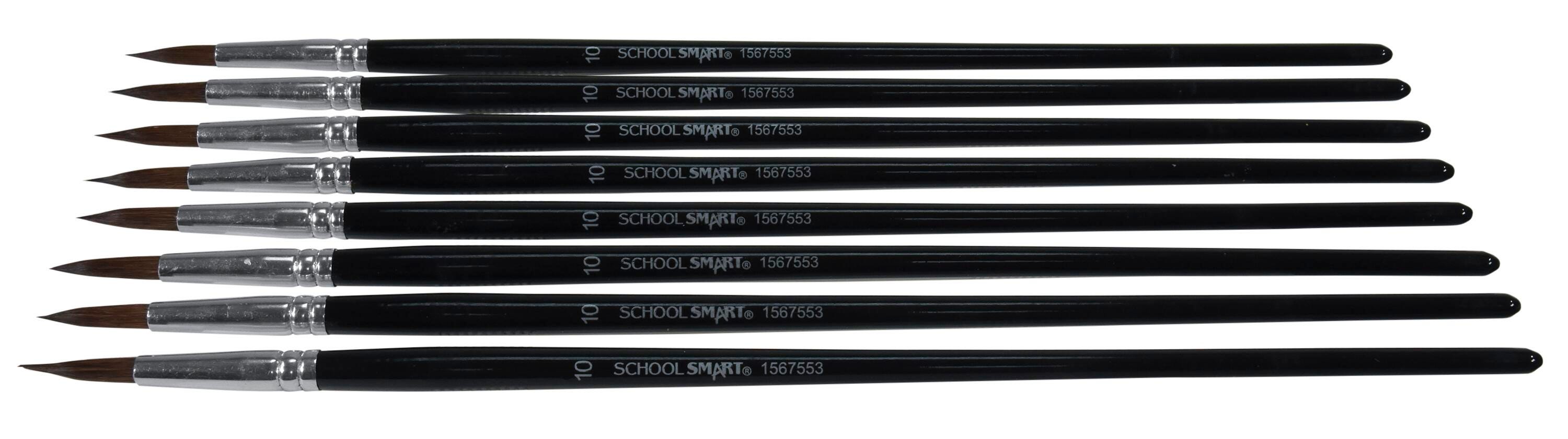 BRUSH CAMEL WC LH RND SZ 10 - SCHOOL SMART PACK OF 12