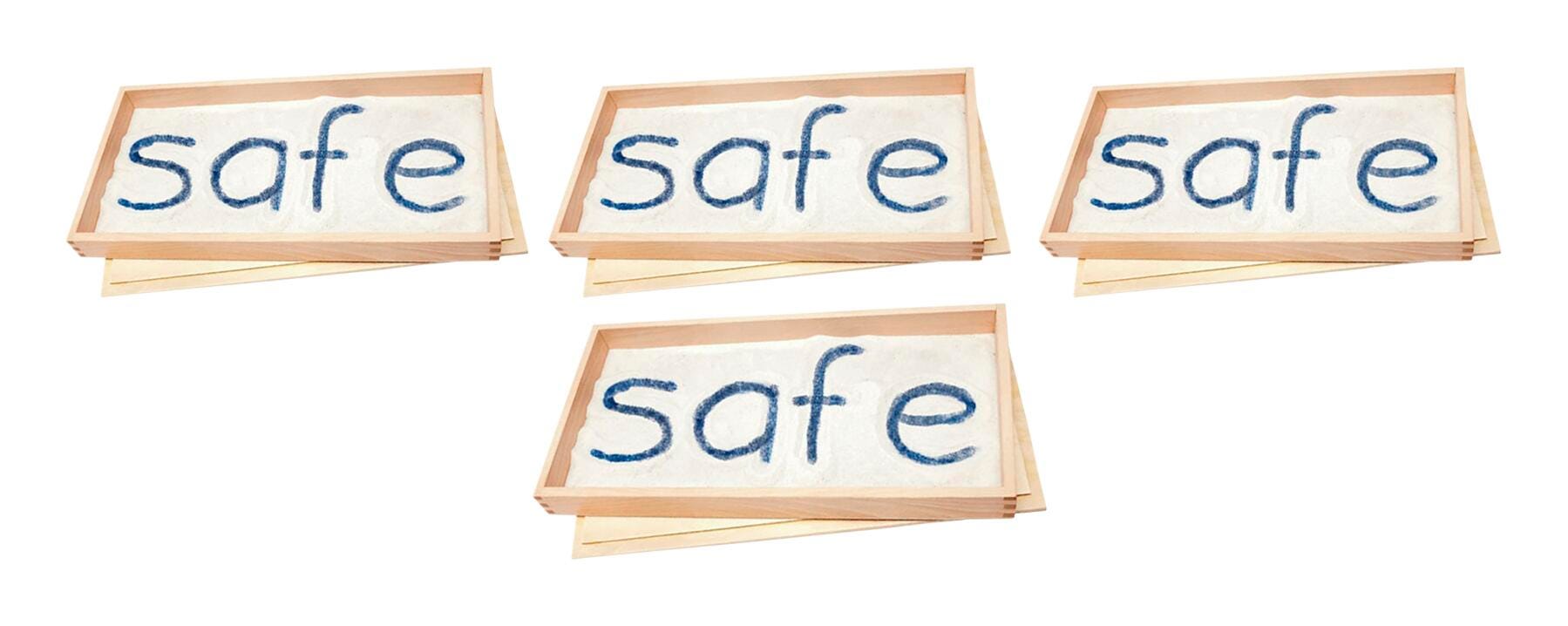 WORD FORMATION SAND TRAYS SET OF 4