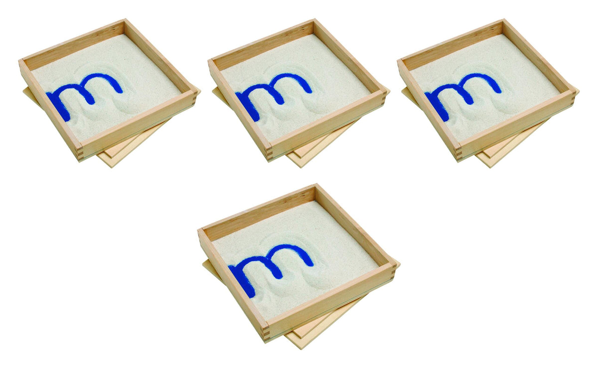 LETTER FORMATION SAND TRAYS SET OF 4