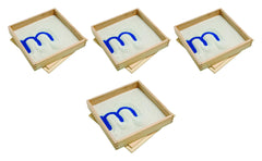 LETTER FORMATION SAND TRAYS SET OF 4