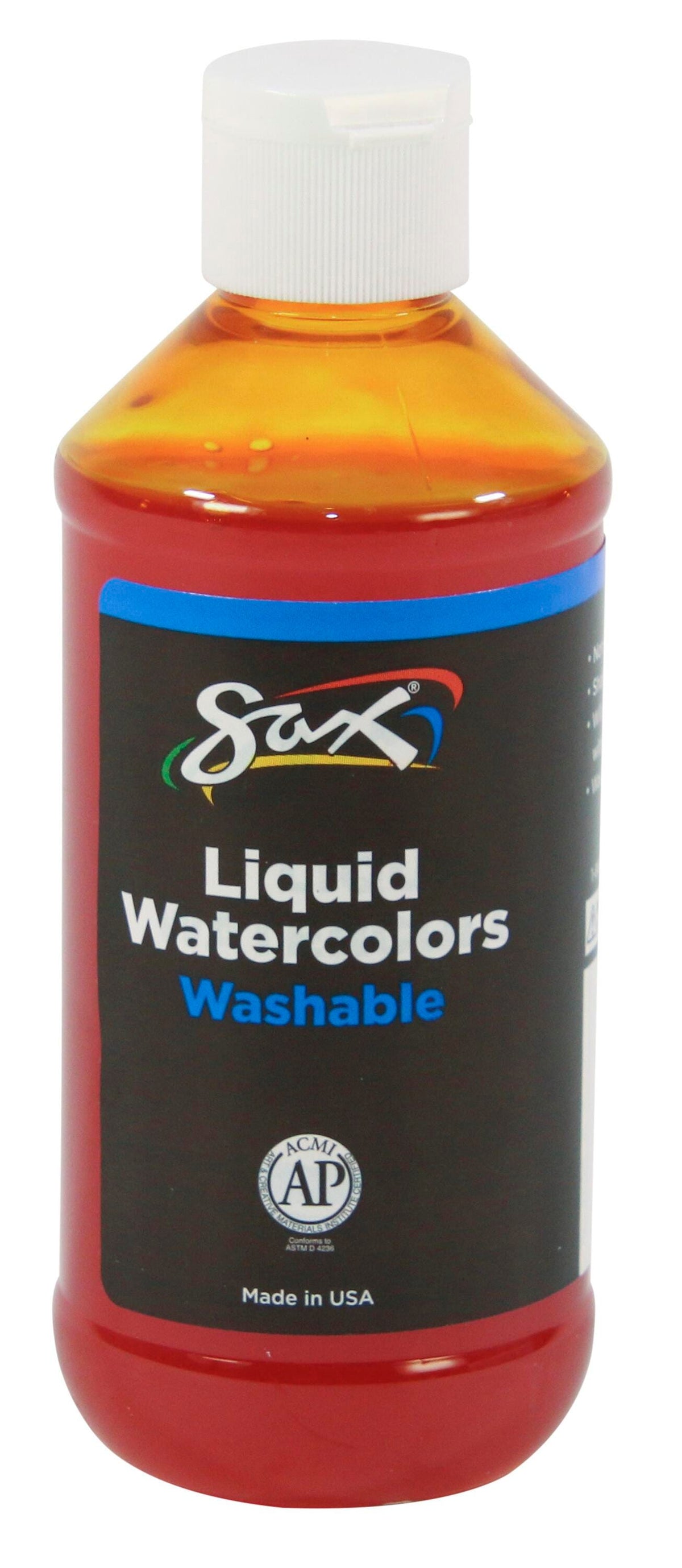 PAINT WATERCOLOR LIQUID SAX YELLOW-ORANGE 8OZ