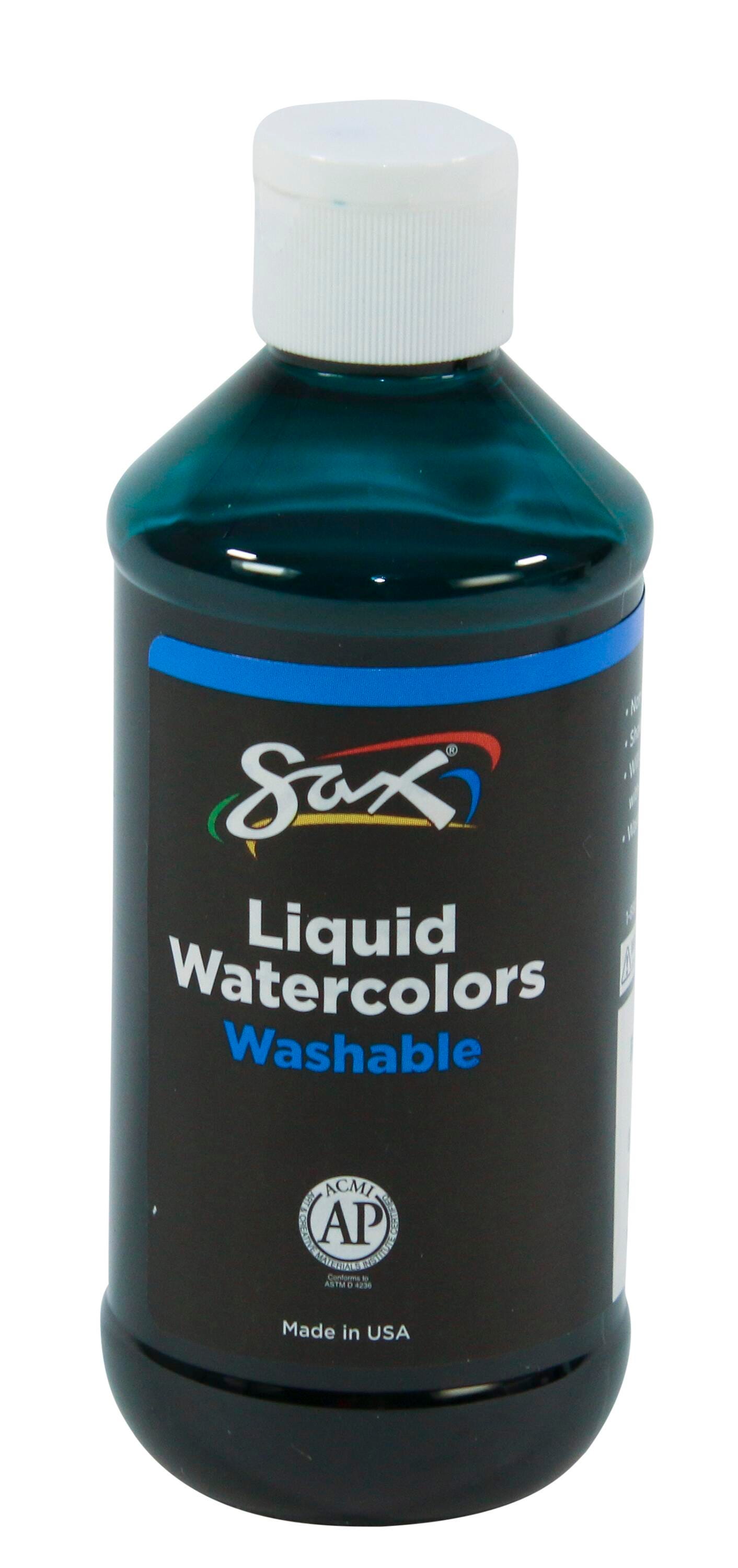 PAINT WATERCOLOR LIQUID SAX BLUE-GREEN 8OZ
