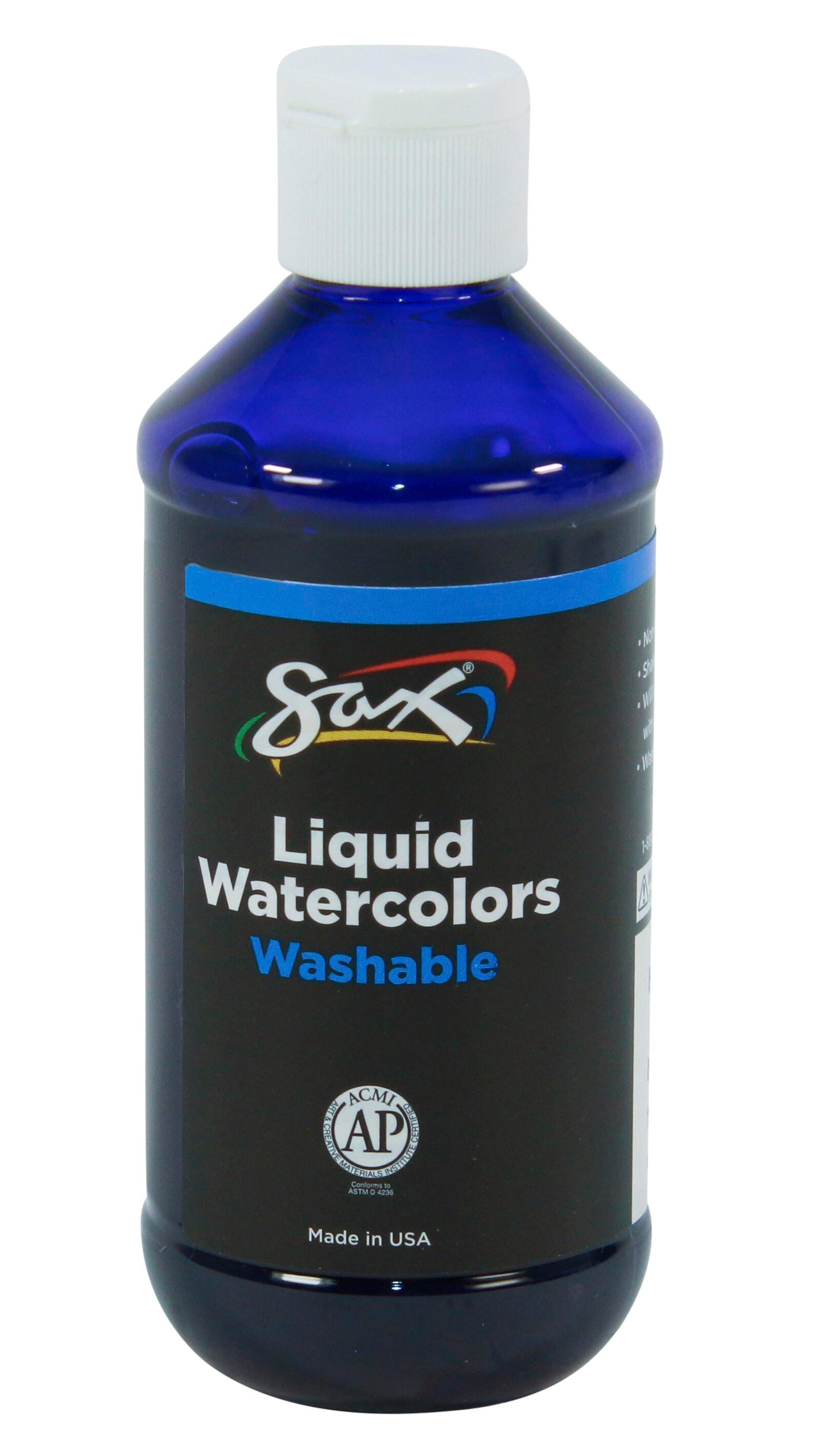 PAINT WATERCOLOR LIQUID SAX BLUE-VIOLET 8OZ