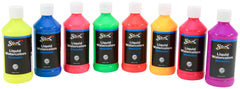 PAINT WATERCOLOR LIQUID SAX 8OZ ASST FLUORESCENT SET OF 8