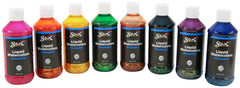 PAINT WATERCOLOR LIQUID SAX 8OZ ASST GLITTER SET OF 8