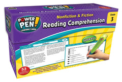 POWER PEN - READING COMPREHENSION LEARNING CARDS GR. 3