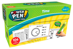POWER PEN - MATH LEARNING CARDS - TIME GR. 1-4