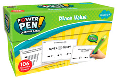 POWER PEN - MATH LEARNING CARDS - PLACE VALUE GR. 2-4