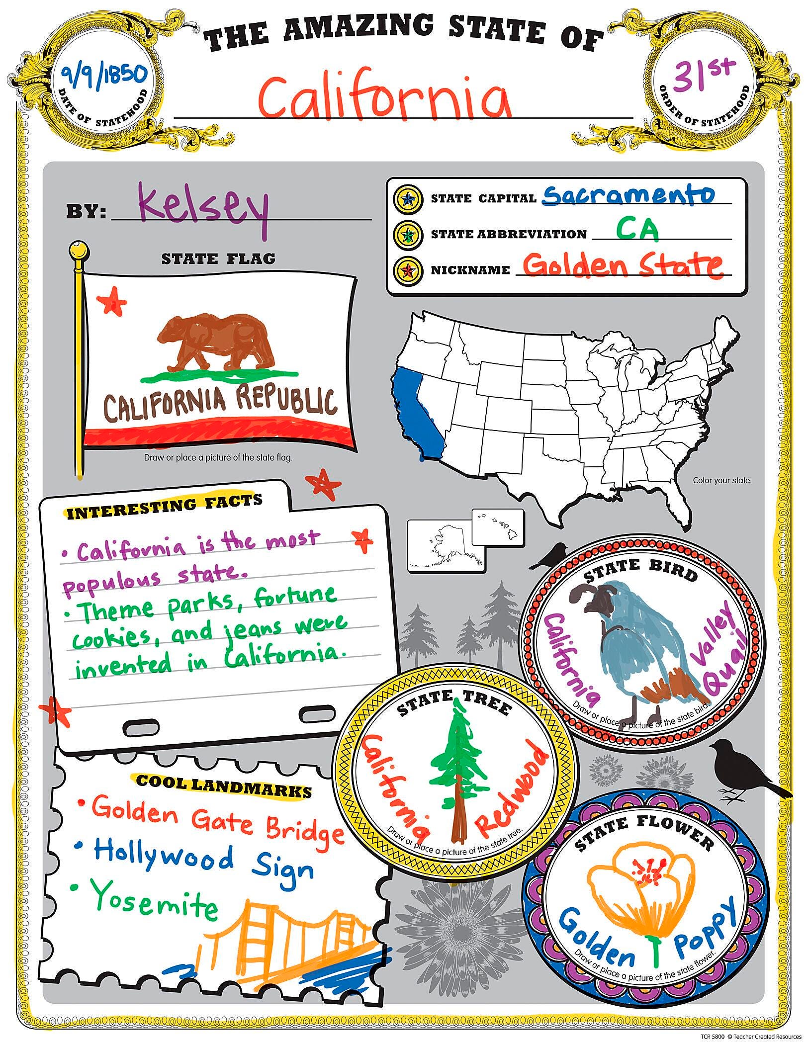 AMAZING STATE POSTER PACK