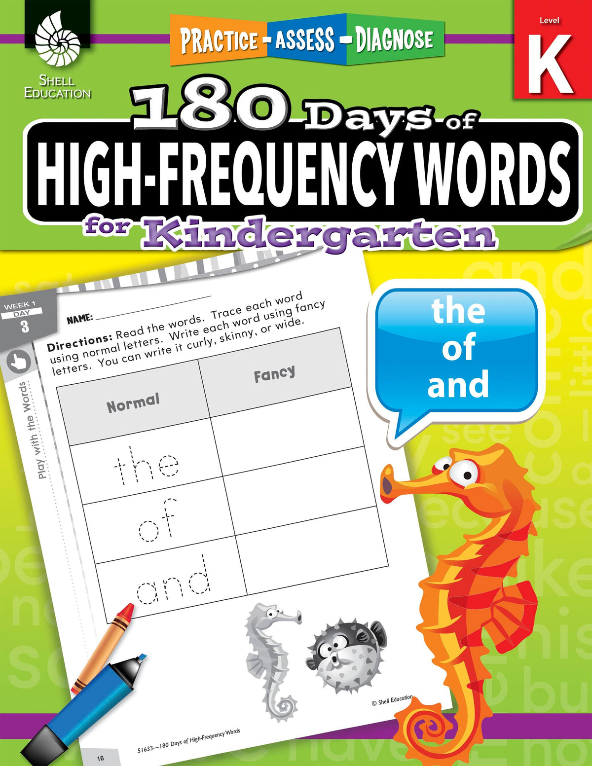 WORKBOOK 180 DAYS OF HIGH FREQUENCY WORD PHRASES FOR KINDERGARTEN