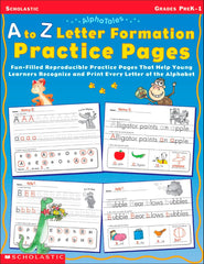 BOOK ALPHATALES A TO Z LETTER FORMATION PRACTICE PAGES