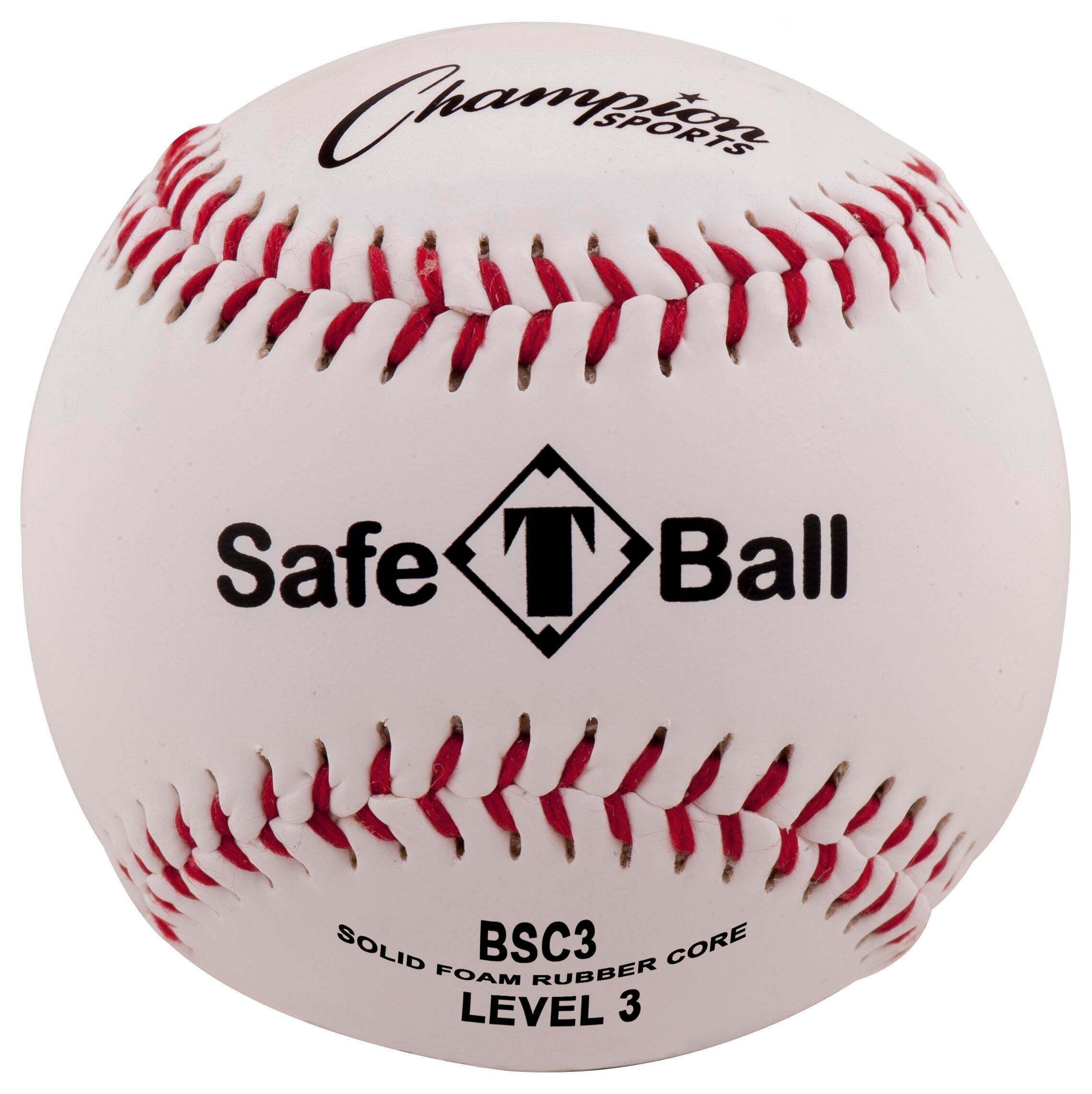 BALL-BASEBALL-SOFT COMPRESSION LEVEL 3 - AGES 7-10 - SOFTEST - PACK OF 12