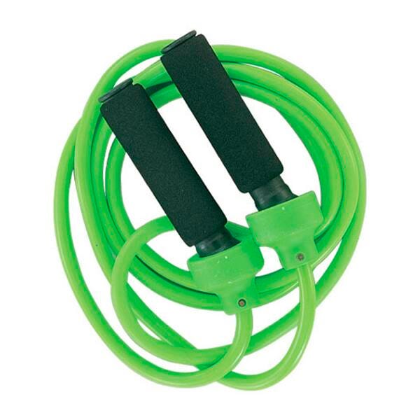 JUMP ROPE - 1-POUND WEIGHTED 9 FEET LONG - GREEN