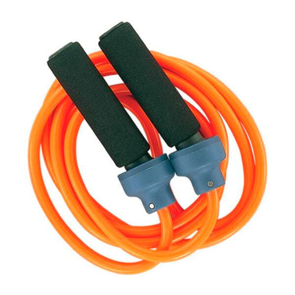 JUMP ROPE - 2-POUND WEIGHTED 9 FEET LONG - ORANGE