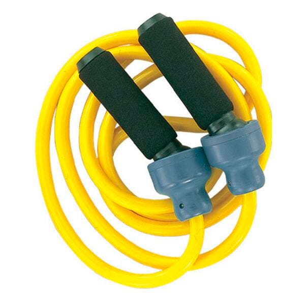 JUMP ROPE - 3-POUND WEIGHTED 9 FEET LONG - YELLOW