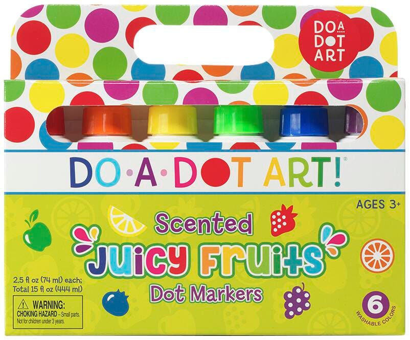 PAINT WASH MARKER DO A DOT SCENTED JUICY FRUIT SET OF 6