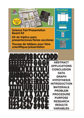 PRESENTATION BOARD KIT PACON 48X36 IN WITH LETTERS