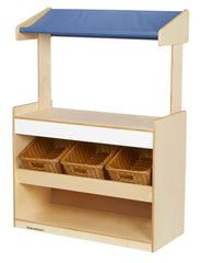 KIT MARKET STAND WITH CANOPY WITH 3 BASKETS