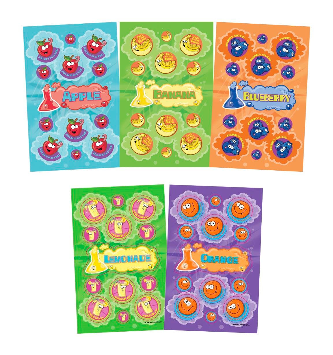 STICKERS SCRATCH-N-SNIFF- FRUITY FUN