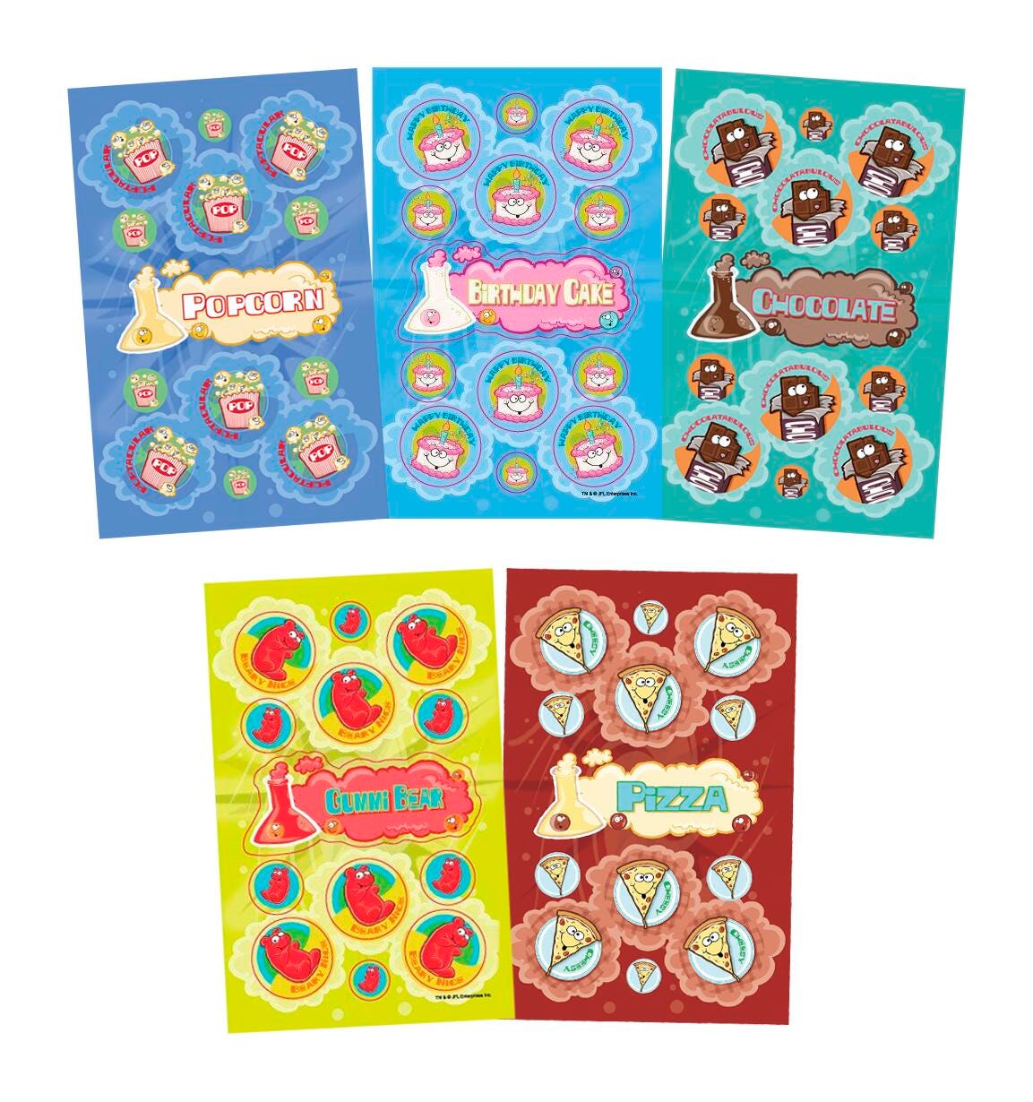 STICKERS SCRATCH-N-SNIFF - FUN FOODS