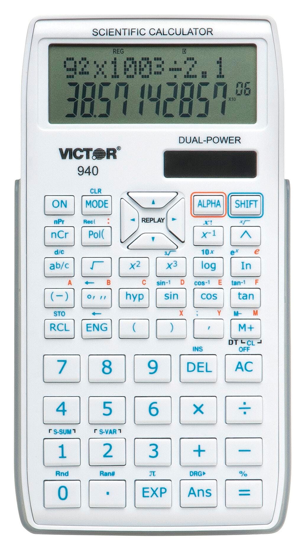 CALCULATOR SCIENTIFIC 10-DIGIT VICTOR 940