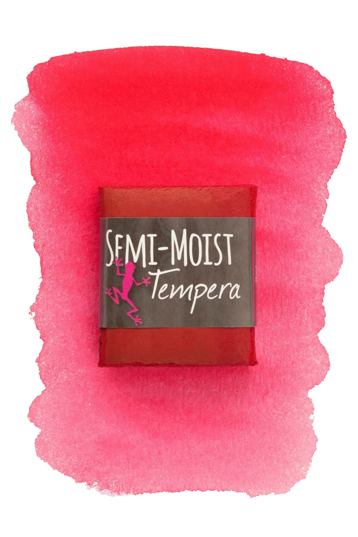 PAINT TEMPERA CAKES SEMI-MOIST RICHESON RED