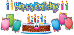 BULLETIN BOARD SET MINI BIRTHDAY