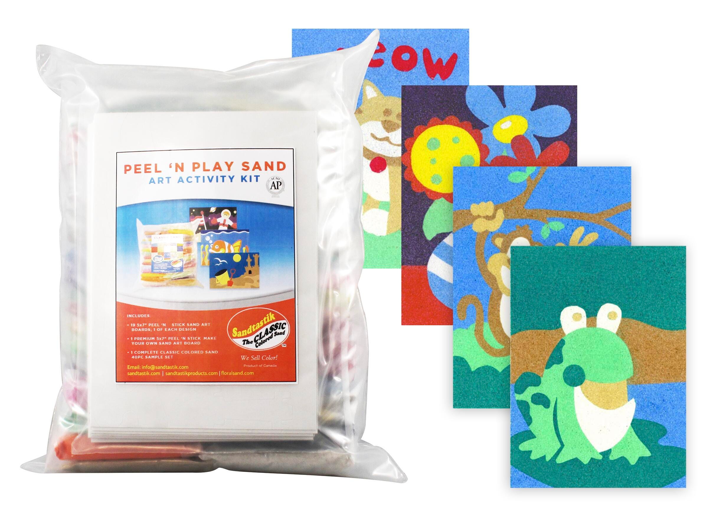 SAND ART PEEL AND PLAY ACTIVITY KIT