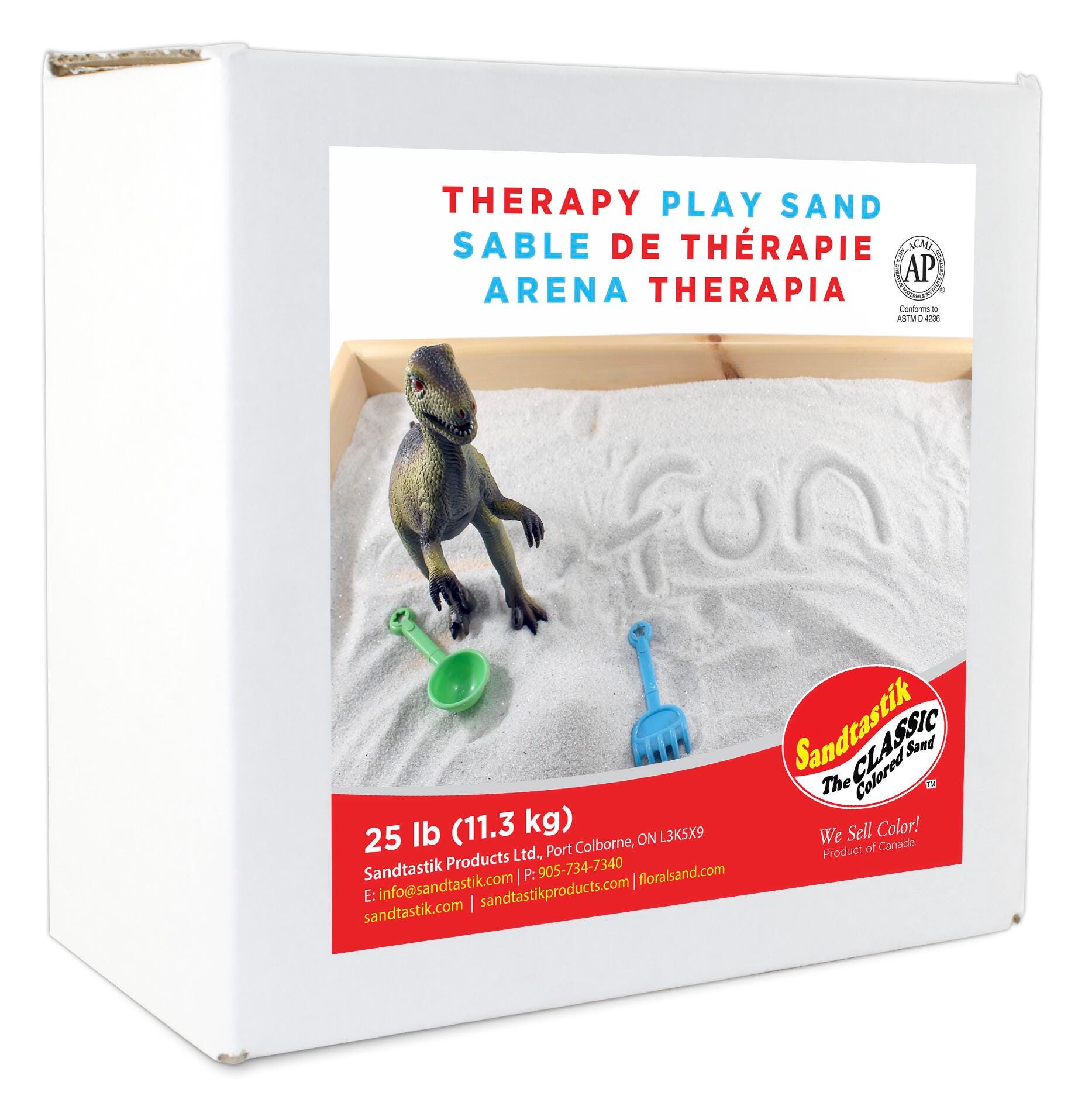 THERAPY PLAY SAND 25 LBS WHITE