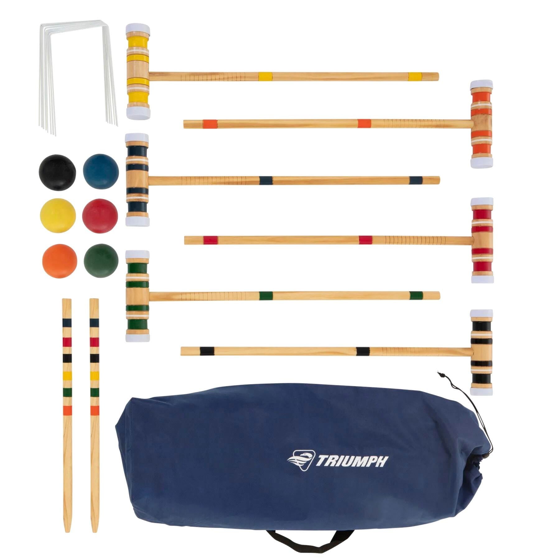 CROQUET SET - TRIUMPH SPORTS 6-PLAYER SET