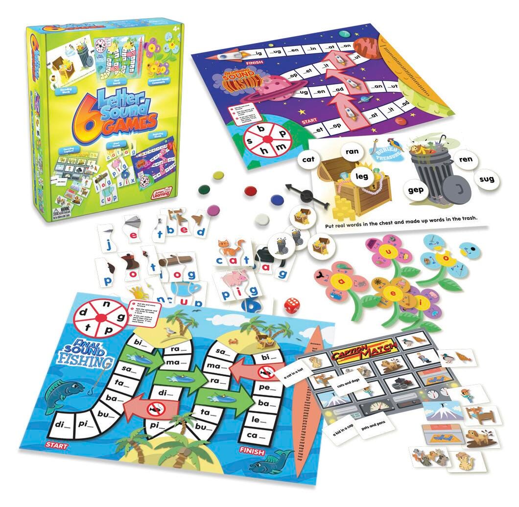 GAMES 6 LETTER SOUNDS