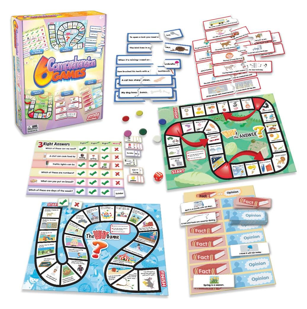 GAMES 6 READING GAMES COMPREHENSION