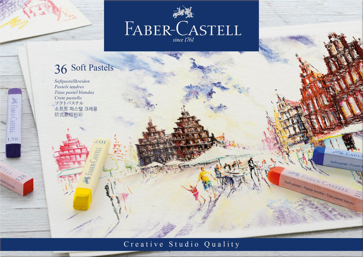 PASTEL SOFT FABER-CASTELL CREATIVE STUDIO FULL STICK SET OF 36