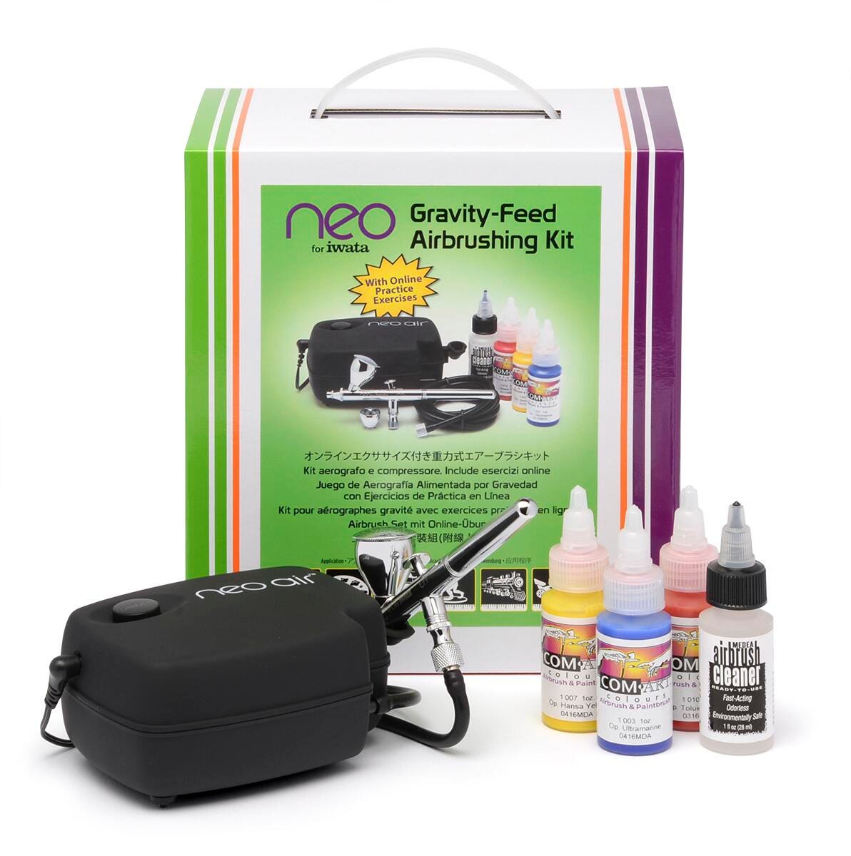AIRBRUSH KIT NEO FOR IWATA GRAVITY-FEED
