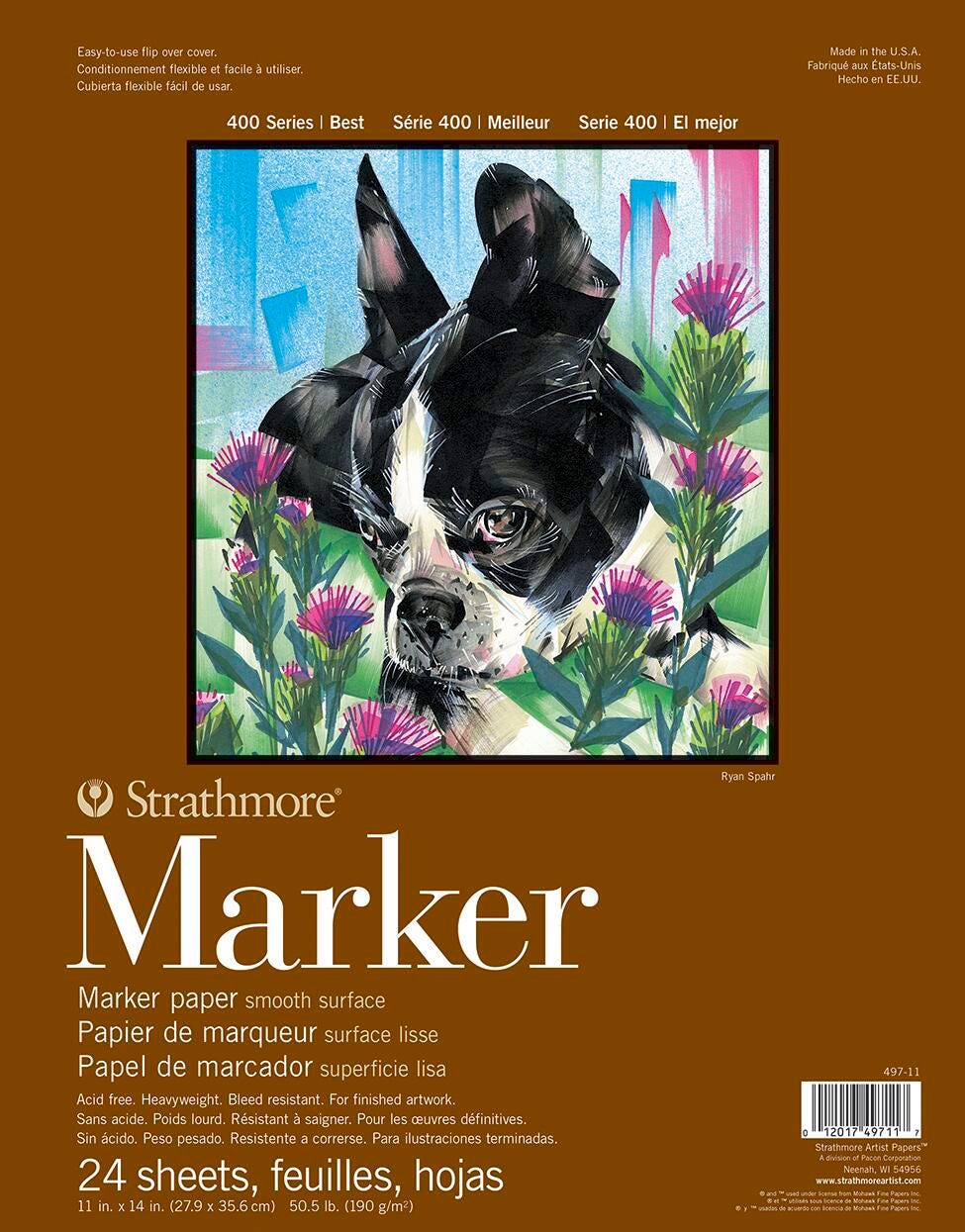 PAD MARKER 400 SERIES 11X14 IN 50 LB 24 SHTS