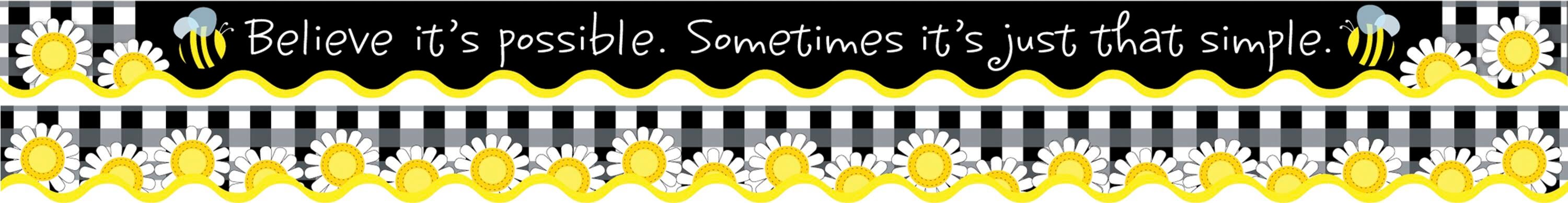 BUFFALO PLAID DOUBLE SIDED SCALLOP BORDER PACK