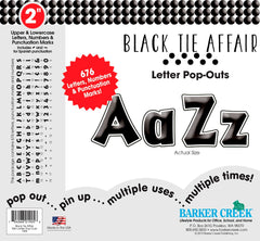 LETTERS POP OUT BARKER CREEK 2 IN BLACK TIE AFFAIR