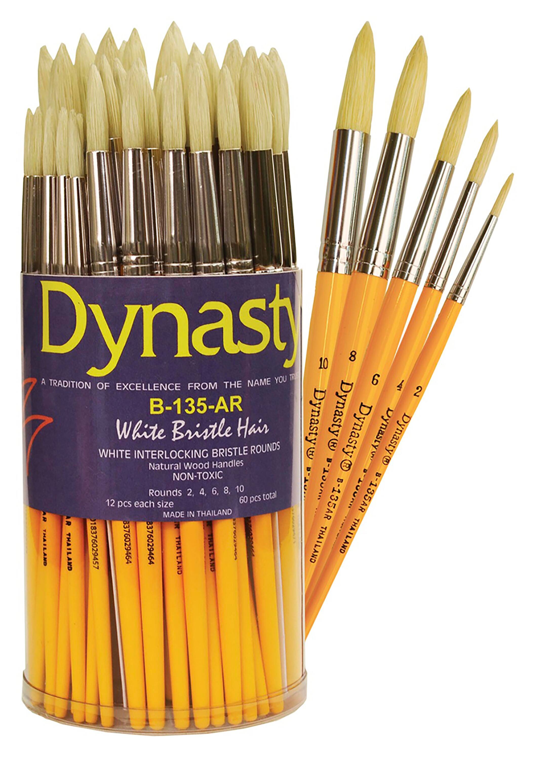 BRUSH DYNASTY B-135-AR CANISTER SET OF 60