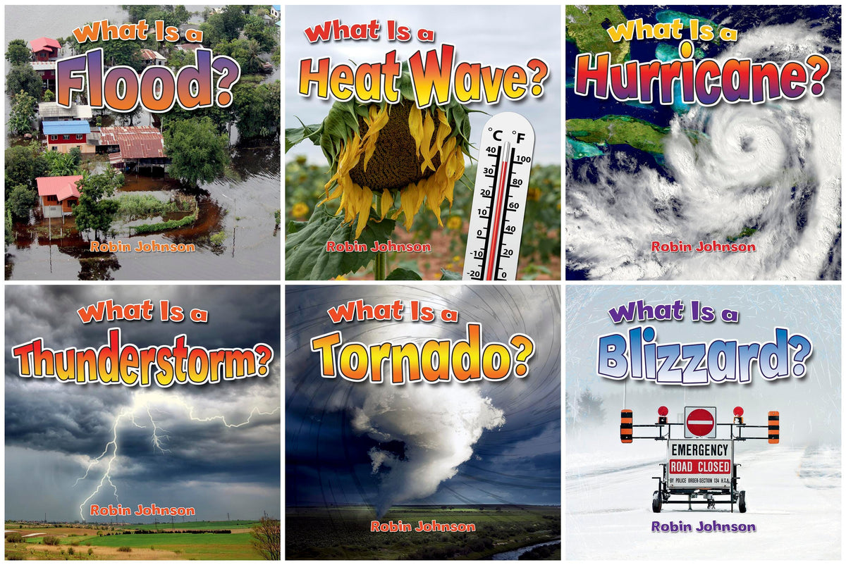 BOOK SEVERE WEATHER CLOSE UP SET OF 6