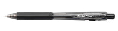 PEN WOW! RETRACTABLE BALLPOINT 1.0MM BLACK PACK OF 36