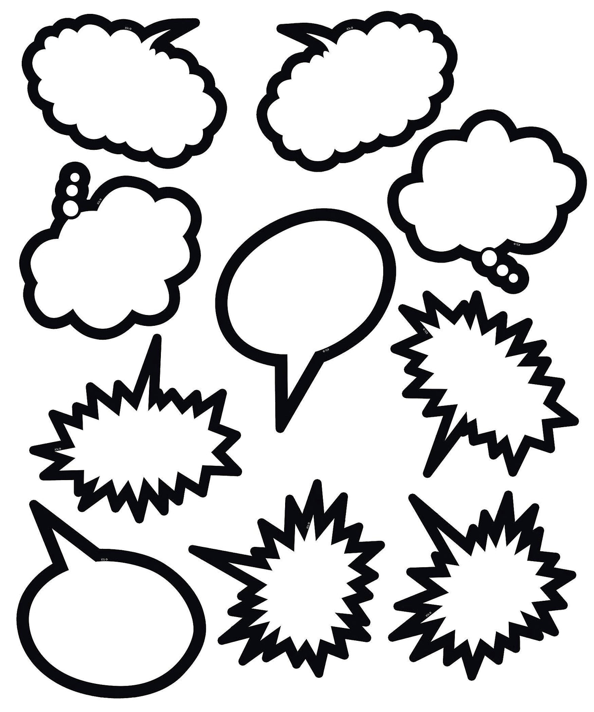 ACCENTS SPEECH THOUGHT BUBBLES 6 IN PACK OF 30