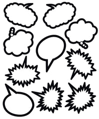 ACCENTS SPEECH THOUGHT BUBBLES 6 IN PACK OF 30